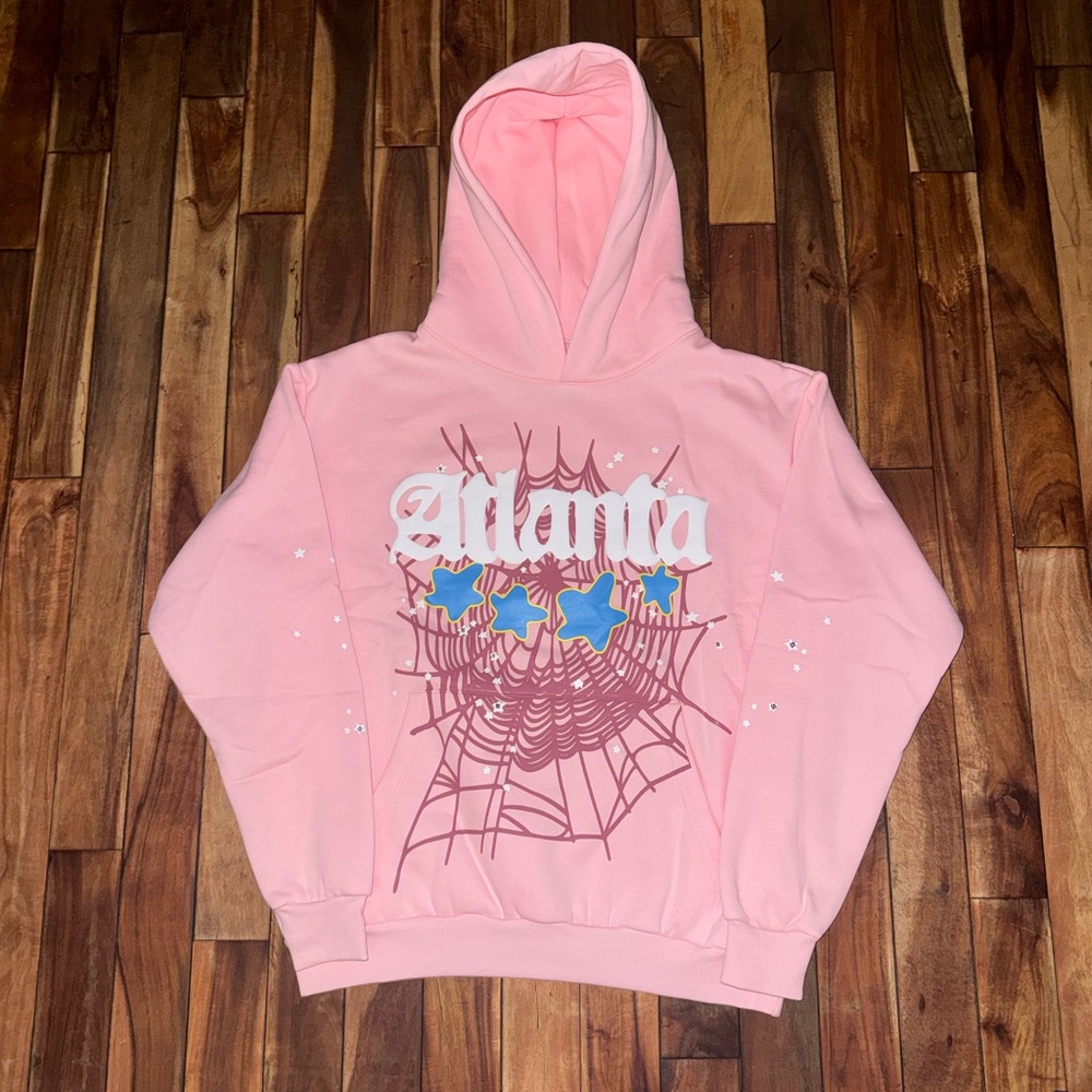 Pink spider hoodie